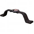56150D - CAST IRON DRAWER PULL WITH COPPER TEXAS CONCHO